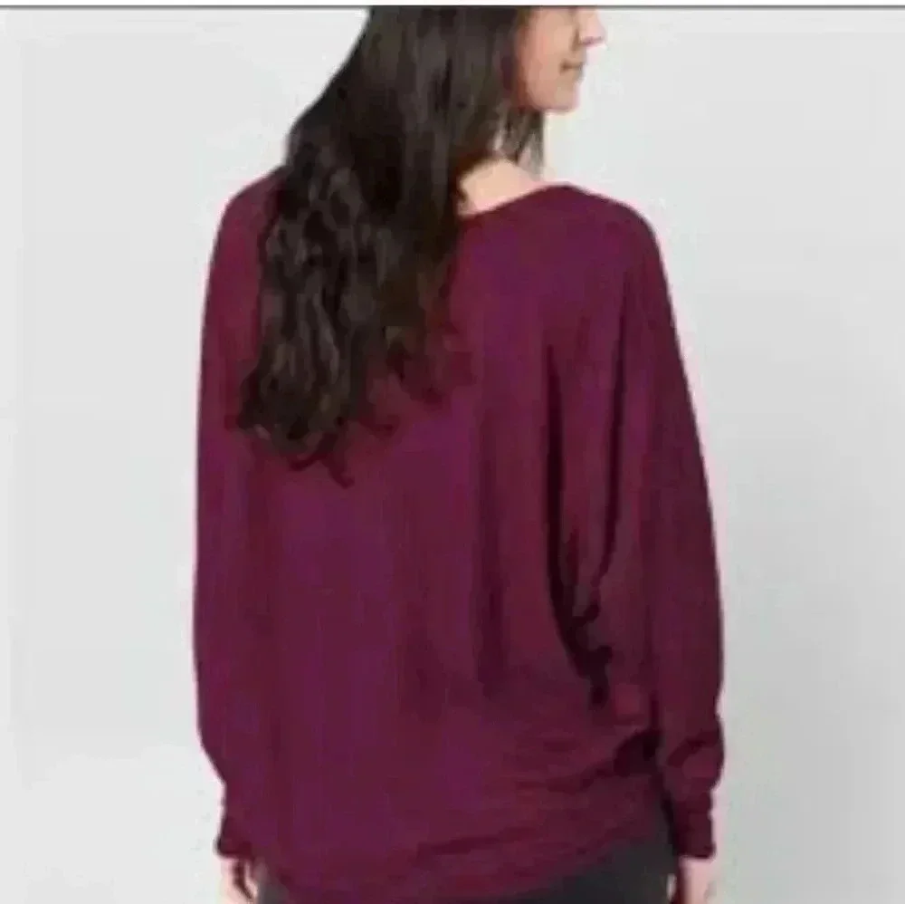 Free People Santa Clara Thermal Top Mulberry